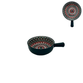 Turkish Style Hand Bowl - Green Red - 8 Inch