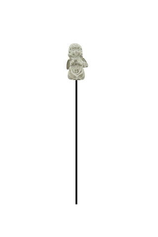 Cement Angel with Iron Stick - 5x4x40cm