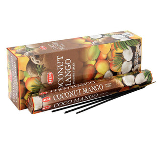 HEM Hexagon Incense - Coconut Mango - Set of 6