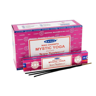 Satya Nag Champa Mystic Yoga Incence 15g - Set of 12