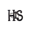 HIS Standing Lettering Sign - Black