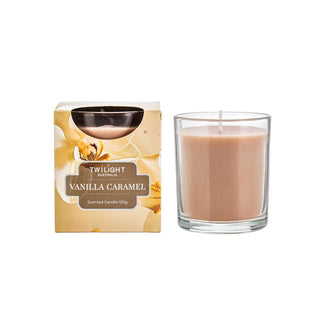 Jar Candle - 6.5x7x8cm - Vanilla Caramel