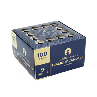 Tealight Candles 9 Hours 100 pcs/Pack - DarkBlueBox