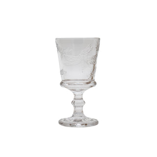 Glass Wine Dragonfly - 8.3x16cm