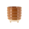 Planter with Feet Custard - 14x14x14.2cm