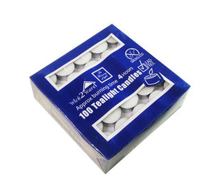 Tealight Candles - 4 Hours 100 pcs/Pack - Blue Box