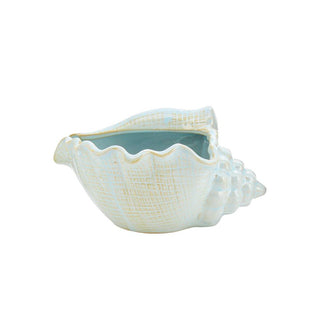 Shell Pot - 19.5x13.9x10.2cm - Blue