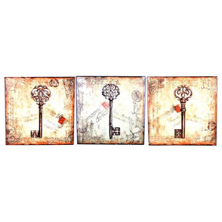 Key decor set of 3 decorative home detail  All Seasons Homeware.