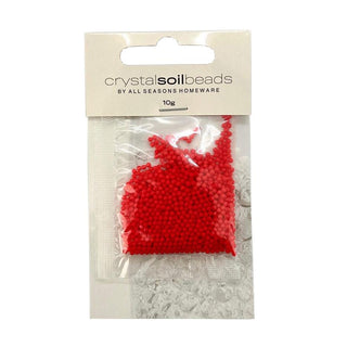 Crystal Soil Beads Dehydrated - Red - 10g