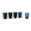 Glass Highball - Set of 4 - Blue - 8.5x12.5cm