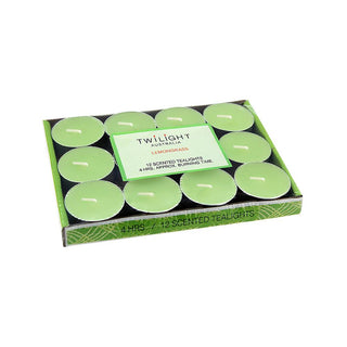 Tealight Candle - Lemongrass - 4 Hours 12 Pack