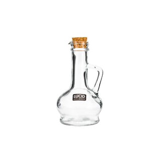 Glass Bottle with Handle Cork Lid - 200ml
