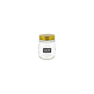 Glass Bottle - 150ml - with Gold Lid