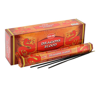 HEM Hexagon Incense - Dragon Blood - Set of 6