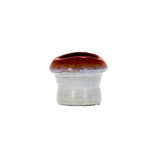 Pot - Mushroom - Brown - 8.2x8x7cm