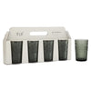Glass Highball Sunflower - Set of 4 - Gray