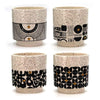 Planter Geometric Pattern - Large - 12x12x12.7cm