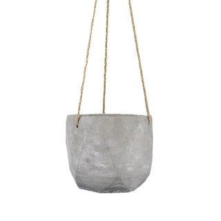 Cement Pot - Hanging - 15x14.5x13.5cm