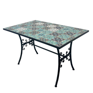 Mosaic Table Rectangle - 120 x 80 x 75cm