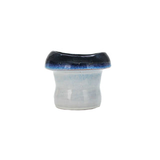 Pot - Mushroom - Blue - 13.4x13x11.5cm