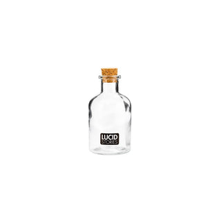 Glass Bottle with Cork Lid - 130ml