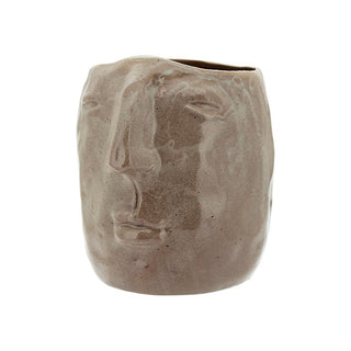 Planter - Face - No Hole - 16.5x16.5x18.5cm
