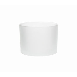 Glass Jar - Frosteded White - 11x8cm