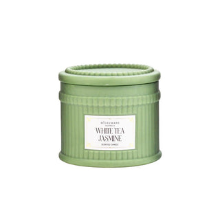 Textured Jar Candle - 300g - White Tea & Jasmine