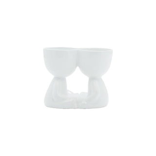 Pot - Figure White - 15x7.5x12.5cm
