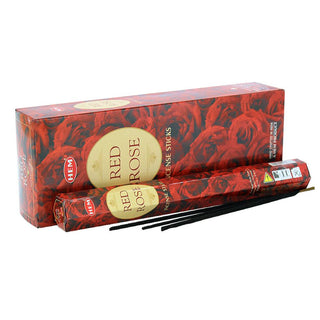 HEM Hexagon Incense - Red Rose - Set of 6