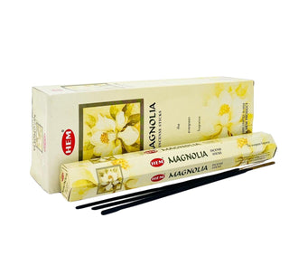 Hexagon incense sticks Magnolia fragrance set of 6  All Seasons Homeware.