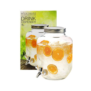 Glass Dispenser in Color Box - 4L