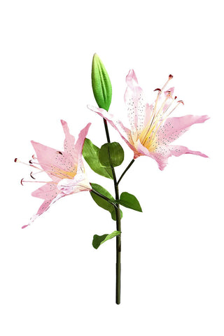 Artificial lily flower pink 36 x 115cm artificial floral design  All Seasons Homeware.