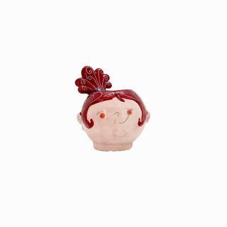 Pot - Head Figure - 11x11.5x13cm