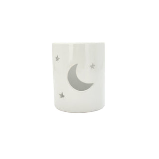 Candle Holder - Moon White - 10x10x12.5cm