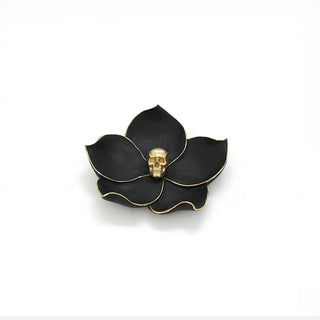 Decor Skeleton Tray - Black & Gold - 13.7x3.6x15.5cm