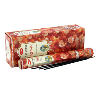 Hexagon incense sticks Precious Rose fragrance set of 6  All Seasons Homeware.