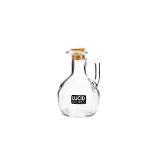 Glass Bottle with Handle Cork Lid - 150ml