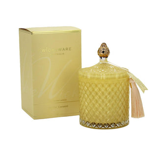 Soy Jar Candle - Diamond Pattern - Vanila Caramel - 450g