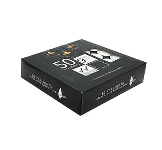 Tealight Candles - 9 Hours 50 pcs/Pack - BlackBox