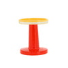 Glass Pillar Holder - Orange & Yellow - 9.9x11.7cm