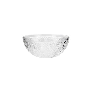 Glass Bowl Leaf - 13x13x5.5cm