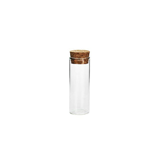 Glass Bottle Borosilicate with Cork - 3x9cm