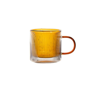 Glass Cup Double - Amber Insulation - 8.7x8.5cm