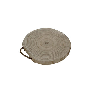 Wooden Serve Platter Round Natural - 30x30x3cm