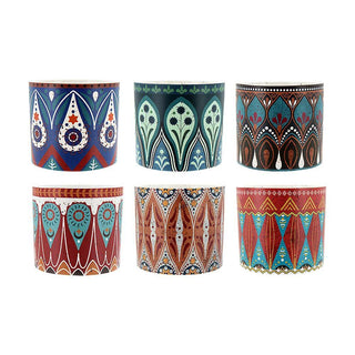 Pot Round - 6 Assorted - 13.5x13.5x12cm