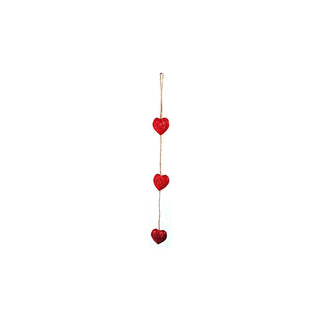 Three hearts with string decor decorative home detail  All Seasons Homeware.