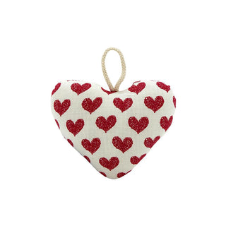 Hanging heart decor red large decorative home detail  All Seasons Homeware.