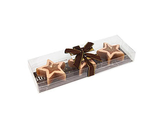 Candle Star Shaped Set of 3 - 5.2x18cm