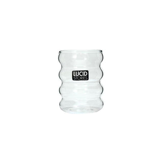 Glass Cup - Bubble High Borosilicate - 5x9.9cm